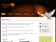 Tablet Screenshot of kirubaifm.com